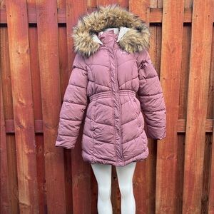 Free Country Mauve Puffer Jacket Size L Plus 14.5/16.5)